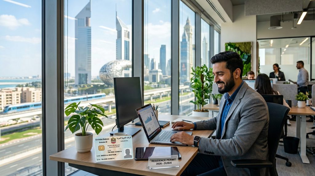 اقامت دبی از طریق کار در سال ۲۰۲۶