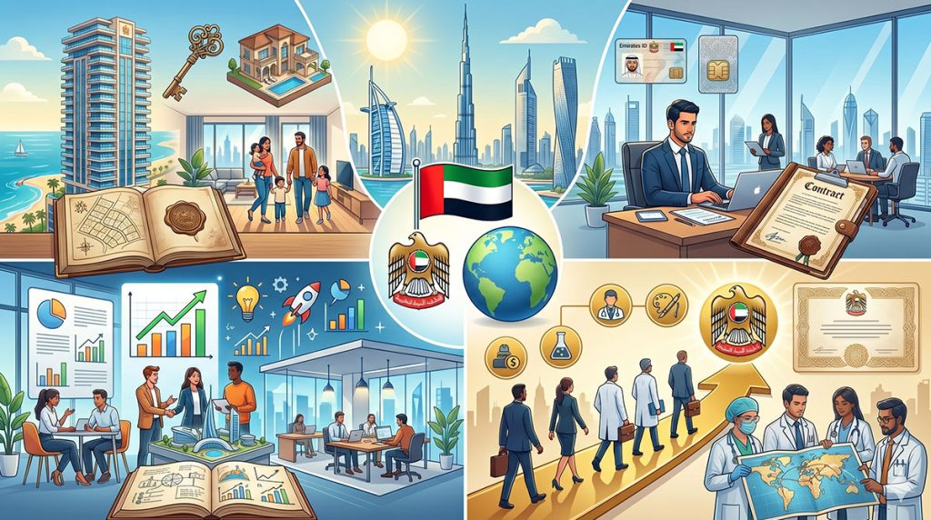 انواع روش‌ های گرفتن اقامت دبی 2026