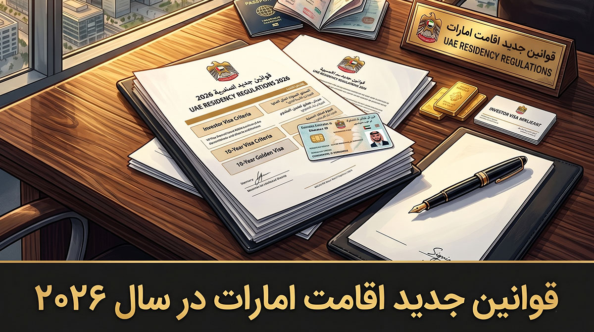 قوانین جدید اقامت امارات